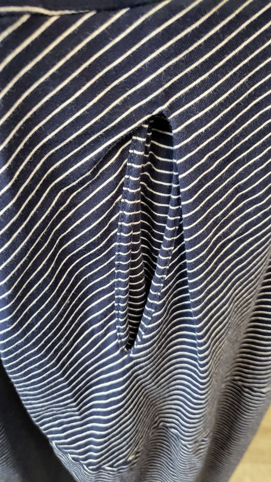 Tirelli Navy Diagonal Dress (16)