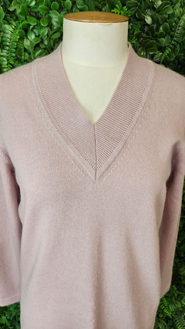 WoolOvers Dusky Pink Fine Merino Knit (10)
