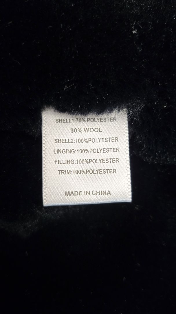Tart Collections Black/Grey Faux Fur Lined Vest (12)