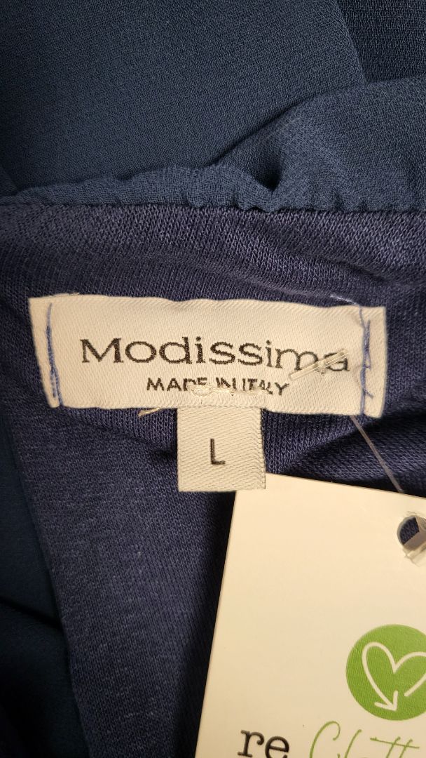 Modissima Dark Blue Pleated Top (14)