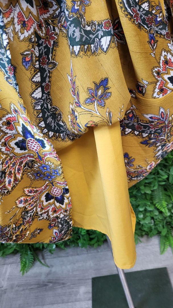 Augustine Mustard Shift Dress (12)