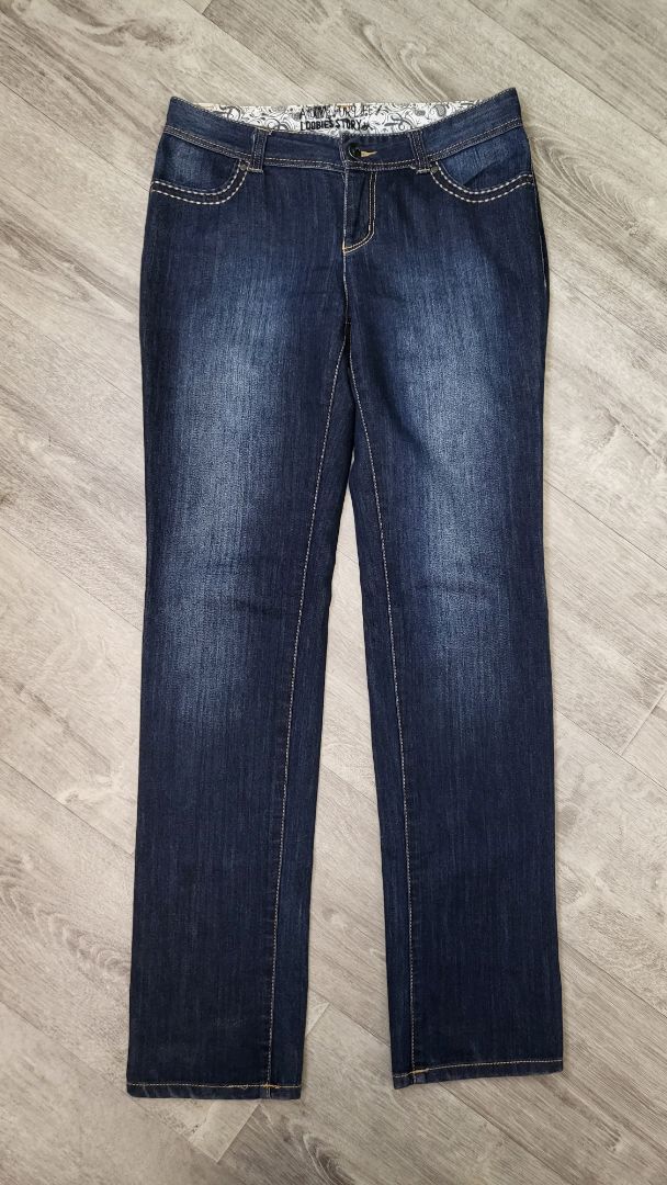 Loobies Story Dark Blue Straight Leg Jean (10)