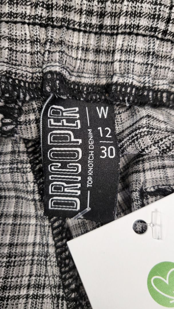 Dricoper Grey Check Check Pants (12/30)