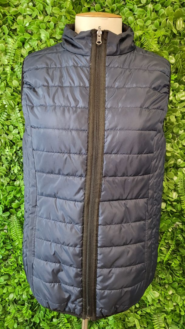 Exhibit A Navy or Black Reversible Vest (10-12)