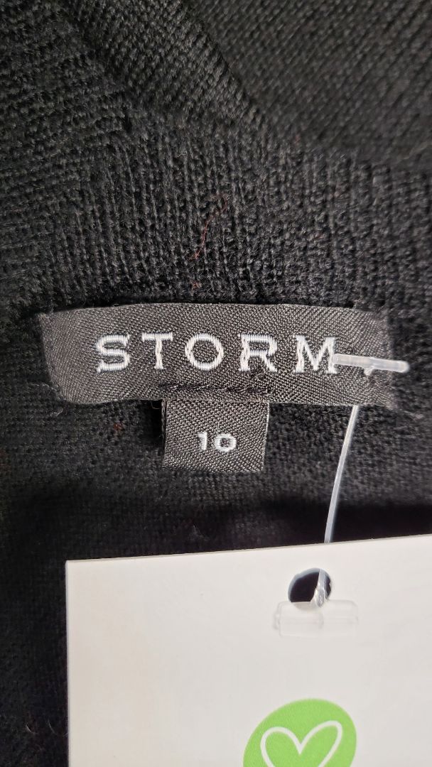 Storm Black V-Neck Vest (10)