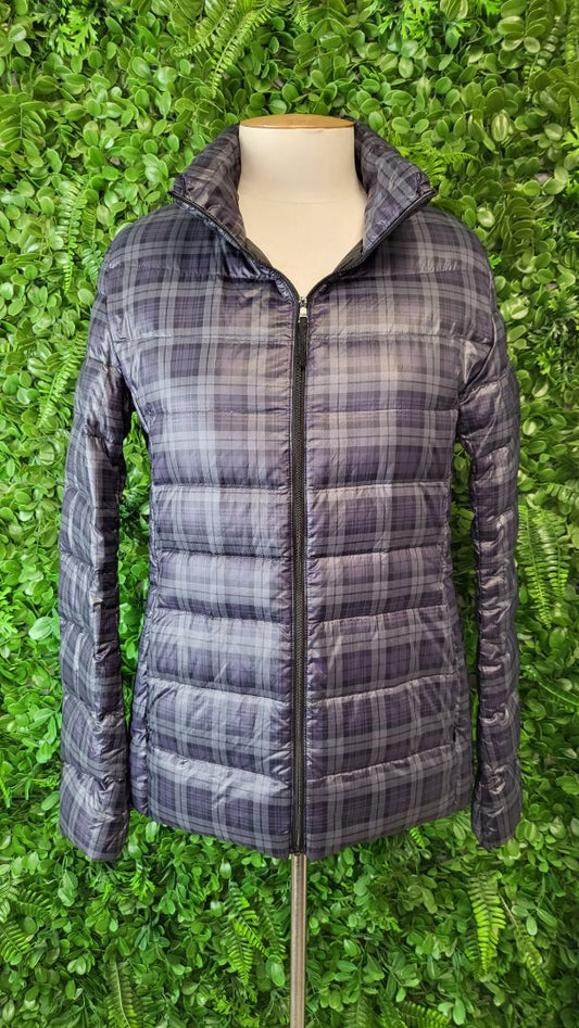 Uniqlo Tartan Ultra Light Puffer (8-10)