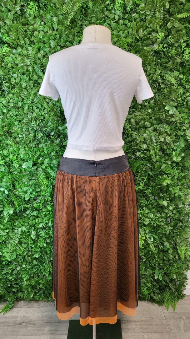 Venus Orange/Black Tulle Skirt (12)