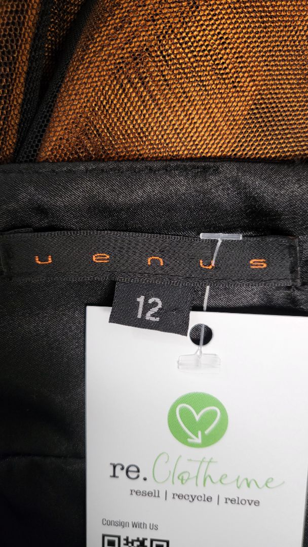 Venus Orange/Black Tulle Skirt (12)
