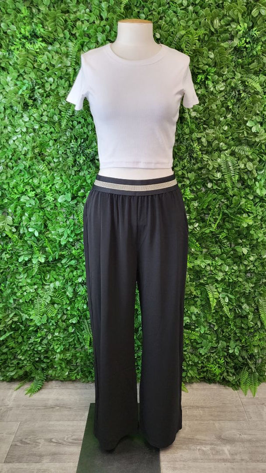 La Rosela Black Wide Leg Pant (16)