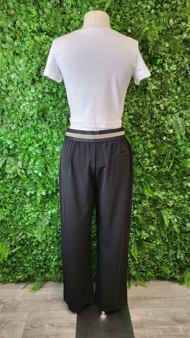 La Rosela Black Wide Leg Pant (16)