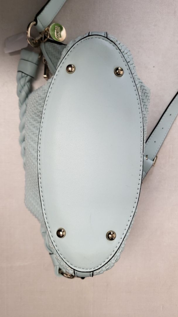 Guess Pale Blue Hassie Bucket Bag (27cmx26x10cm)
