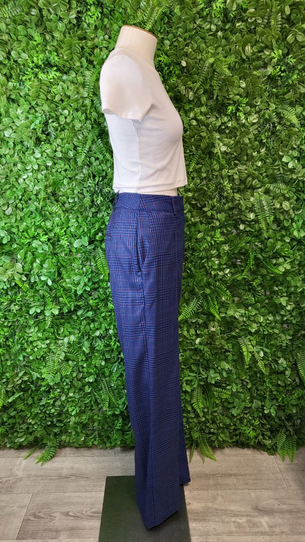 Hansen & Gretal Blue Check Pant (14)