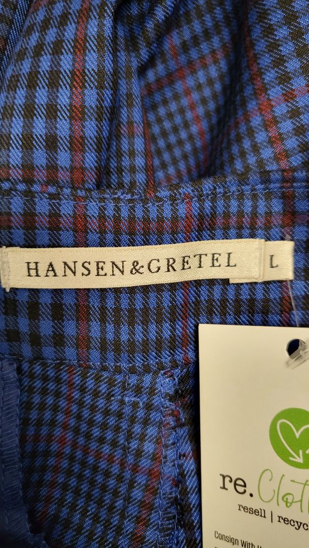 Hansen & Gretal Blue Check Pant (14)