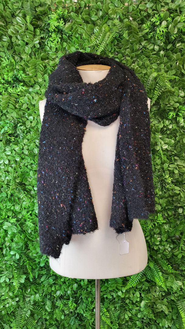 Black  Flecked Scarf