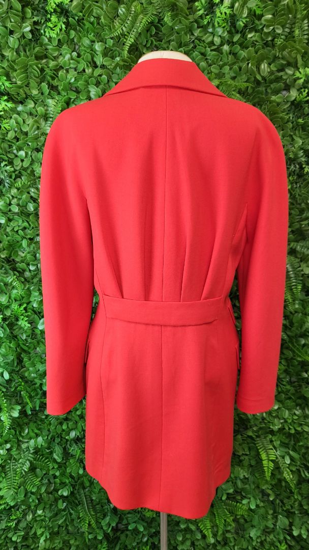 Max Mara Orange Wool Coat (12)