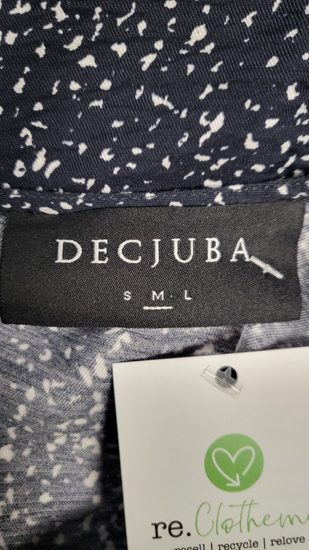 Decjuba Navy Long Sleeve Dress (12)