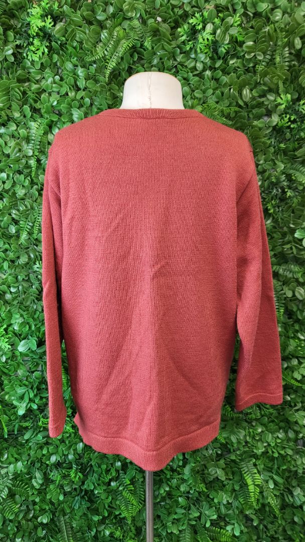 Quality Knitwear Terracotta Woollen Knit (14)