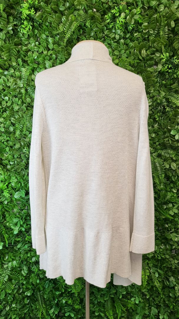 Decjuba Light Marle Grey Draped Knit (10)