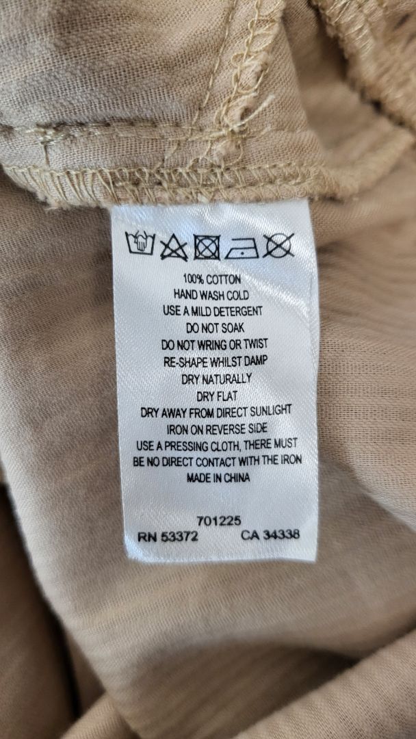 French Connection Caramel Cord Dress (8-10)