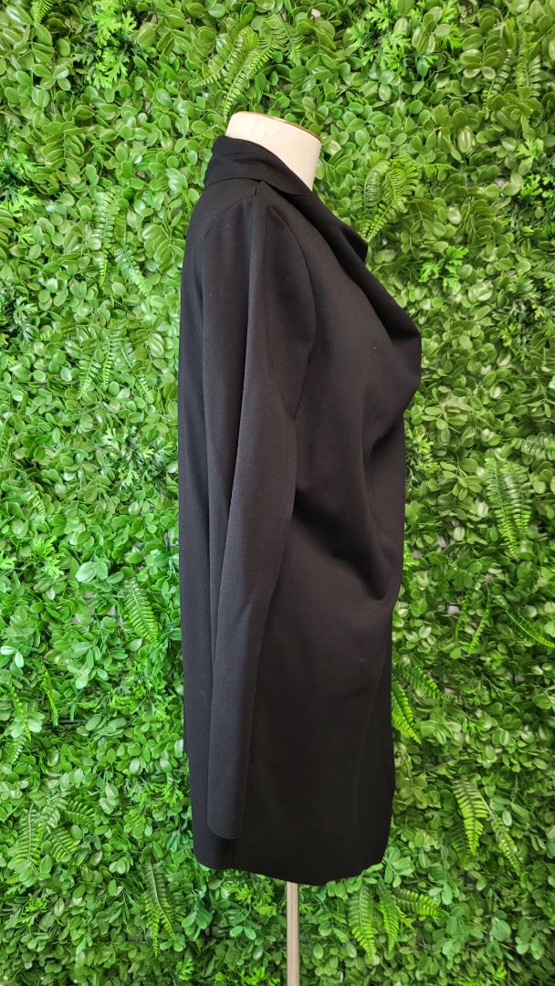 Saba Black Draped Open Jacket (12)