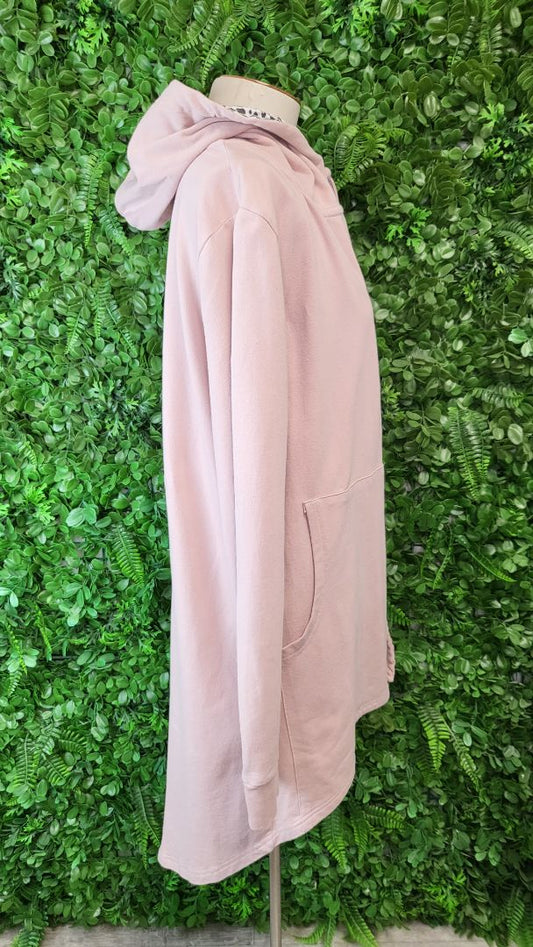 Little White Lie Blush Pink Hoodie Cardi Sweat (8)