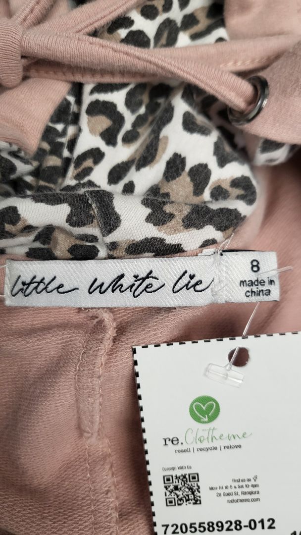 Little White Lie Blush Pink Hoodie Cardi Sweat (8)
