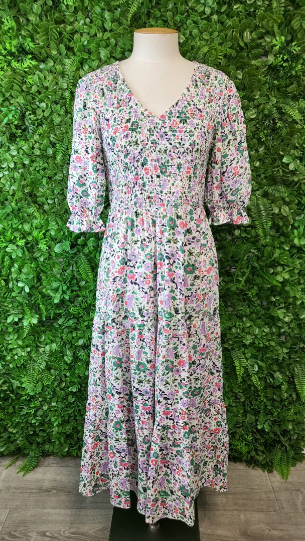 Foil Floral Maxi Dress (8)