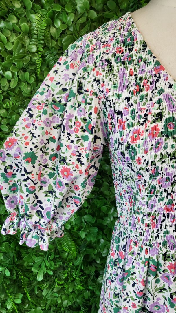 Foil Floral Maxi Dress (8)