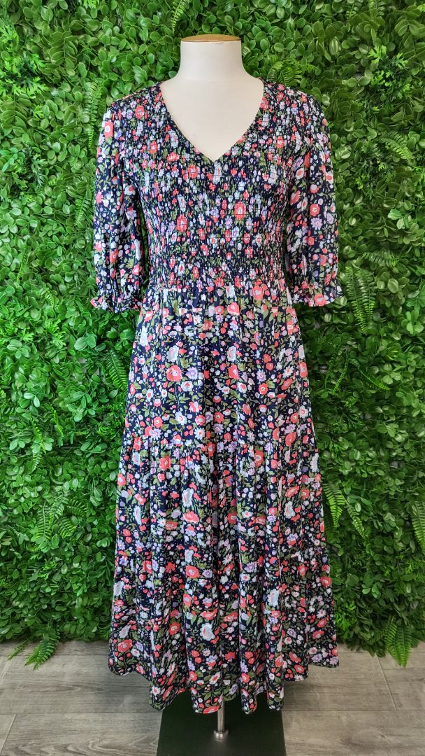 Foil Multi Floral Dress (8)