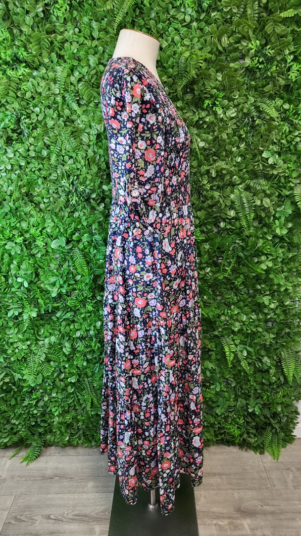 Foil Multi Floral Dress (8)
