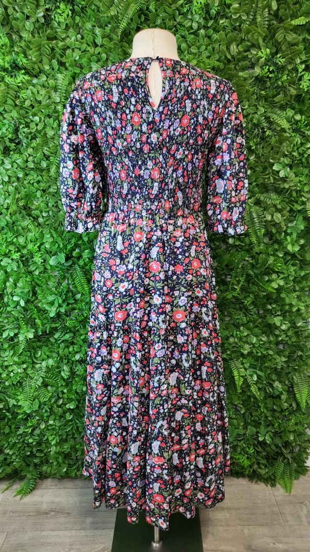 Foil Multi Floral Dress (8)