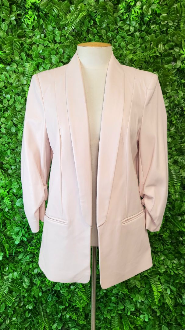 Portmans Blush PU Blazer NEW (12)