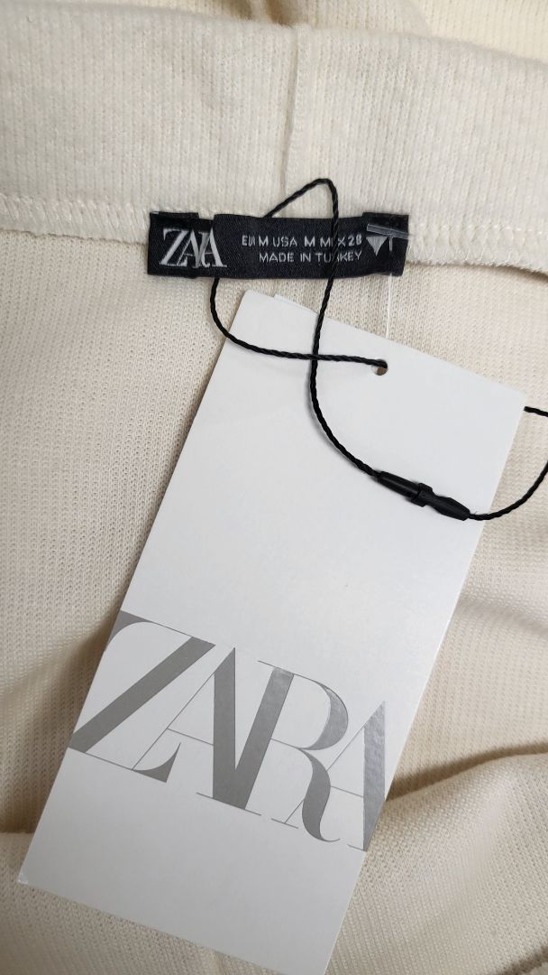 Zara Cream Knit Skirt BNWT (12)