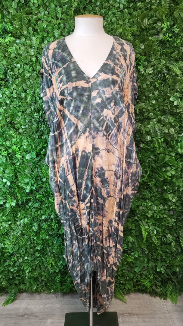 Unknown Tie-Dye Kaftan Top/Dress (18-20)