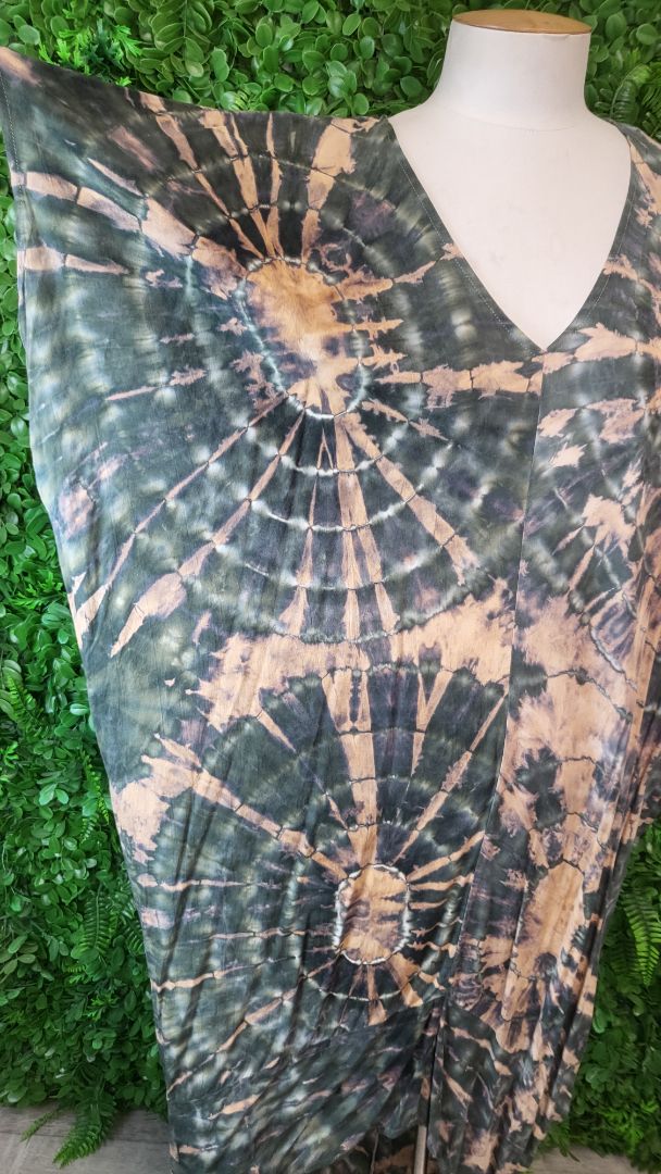 Unknown Tie-Dye Kaftan Top/Dress (18-20)