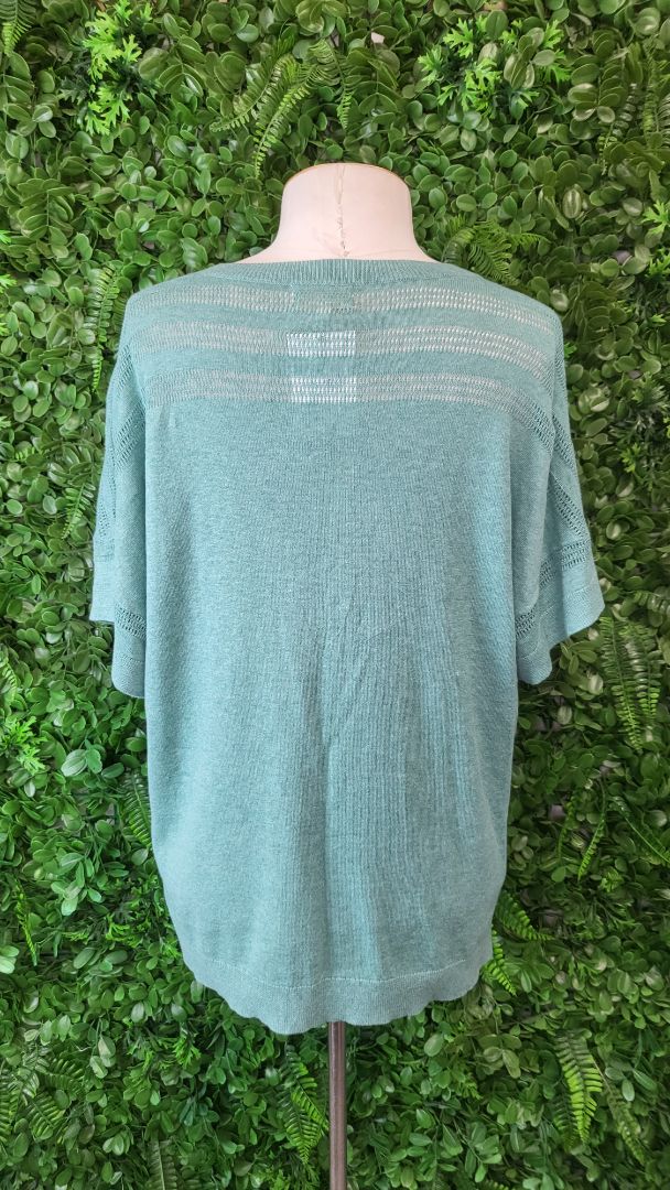 Madly Sweetly Green Knit Top (12)
