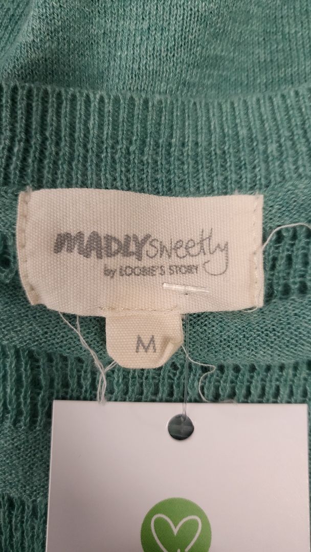 Madly Sweetly Green Knit Top (12)