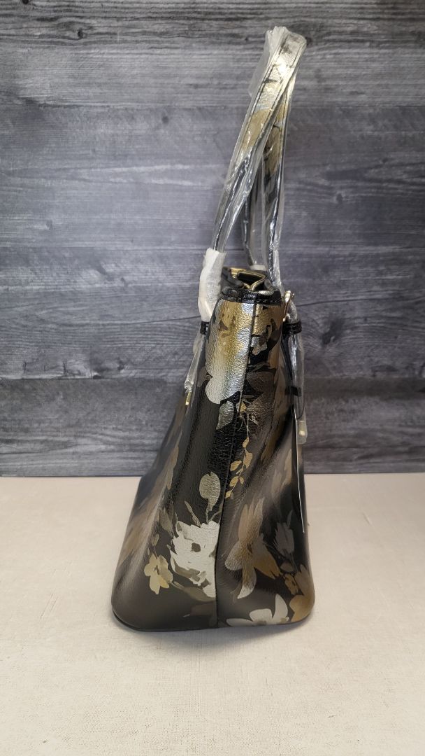 Jack French Black Floral Tote BNWT (38cmx26x17cm)