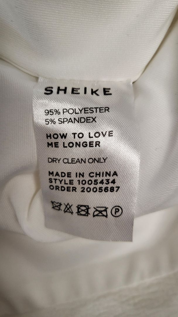 Sheike White Hearts On Fire Dress BNWT (10)