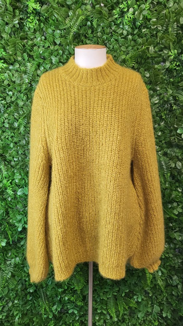 Marle Mustard/Gold Chunky Knit (14)
