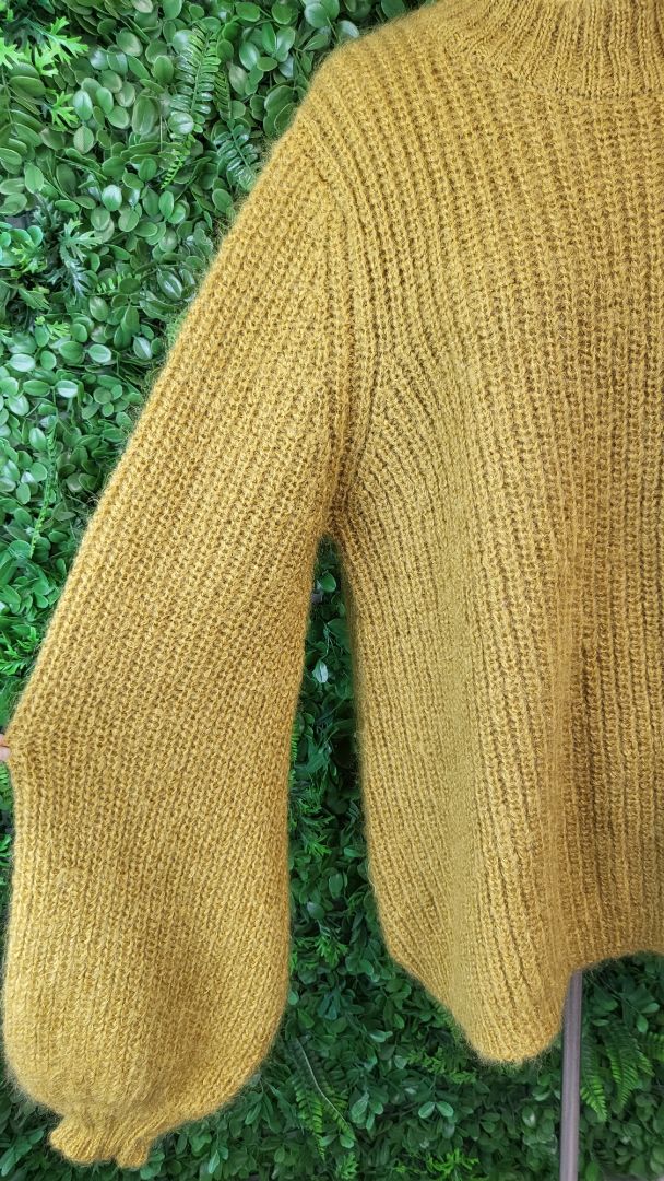Marle Mustard/Gold Chunky Knit (14)