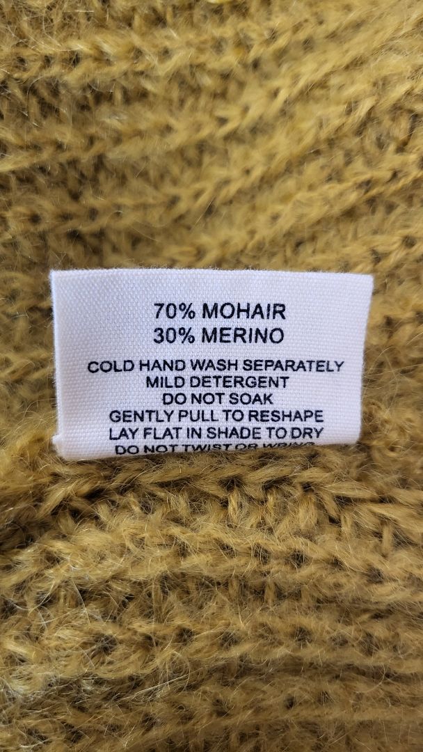 Marle Mustard/Gold Chunky Knit (14)