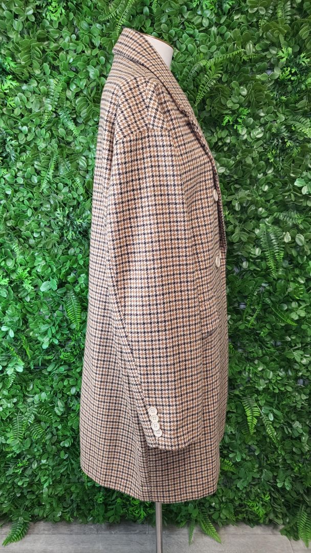 Ghanda Brown Houndstooth Coat (14-16)