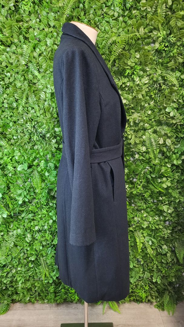 Max Petrol Blue Wool Blend Coat (10)