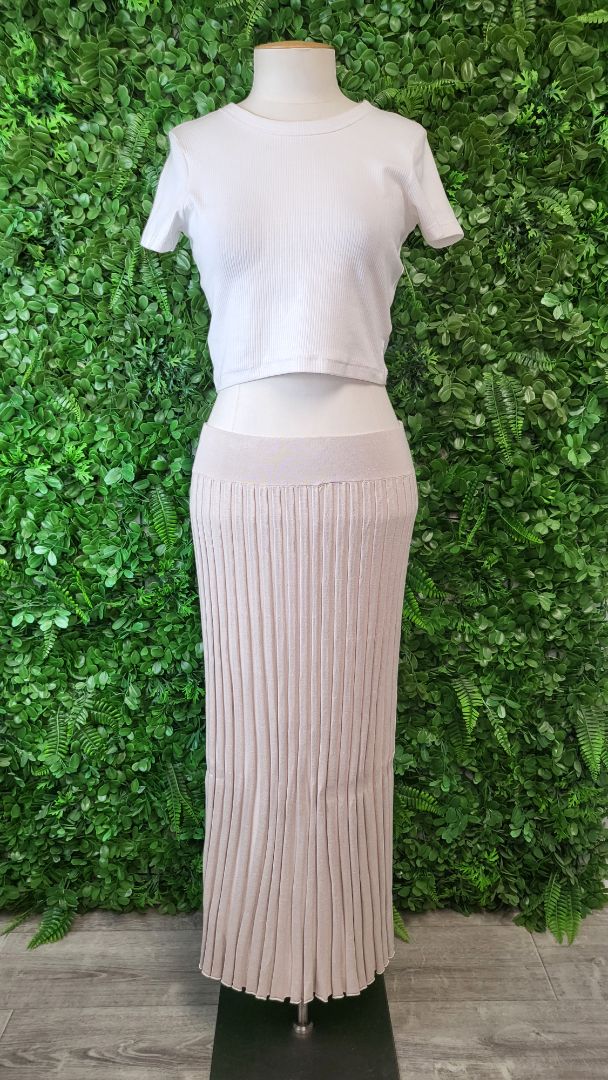 Decjuba Taupe Knit Skirt BNWT (10)