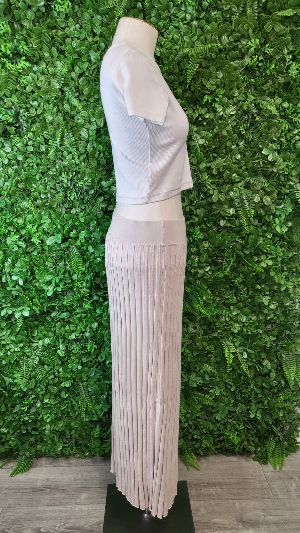 Decjuba Taupe Knit Skirt BNWT (10)