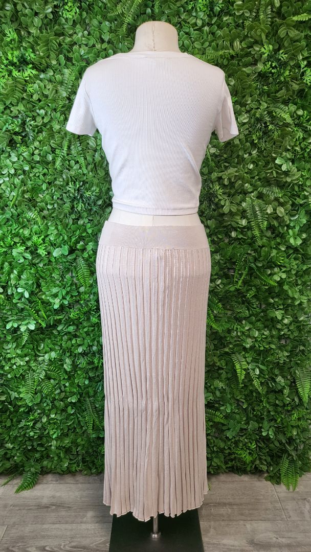 Decjuba Taupe Knit Skirt BNWT (10)