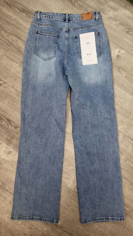 Max Blue Split Hem Jean BNWT (12)