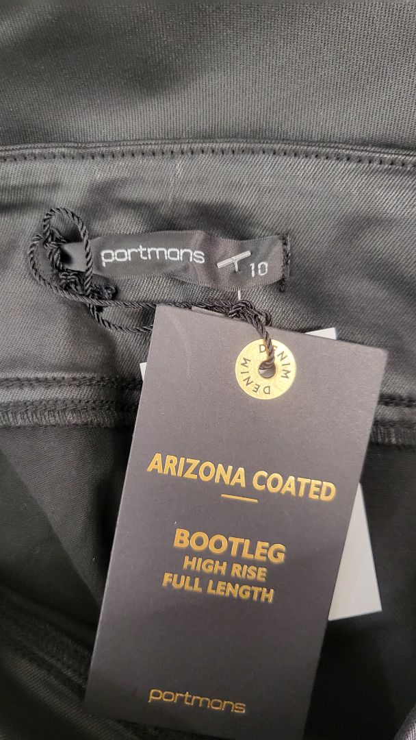 Portmans Black Bootleg Leg Pant BNWT (10)