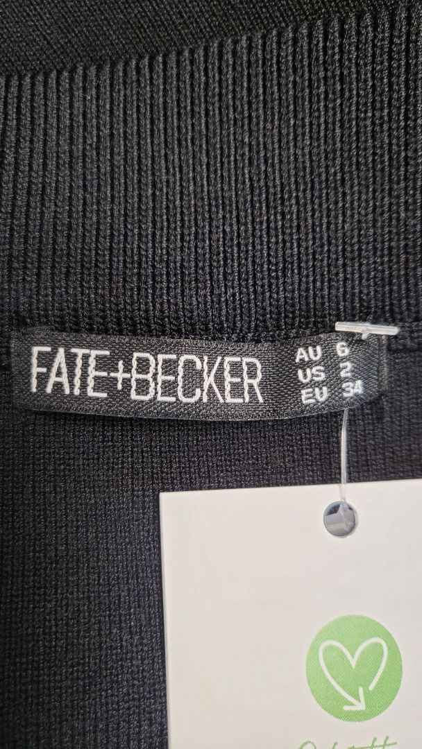 Fate + Becker Black Knit Skirt (6)